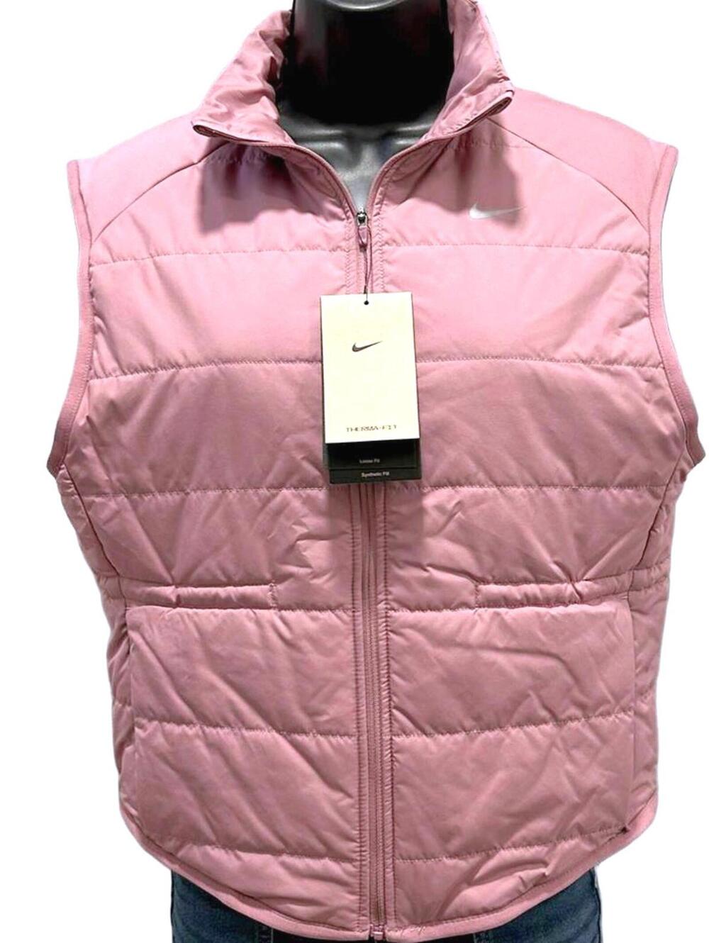 Nike Running Puffer Vest "Pink Mauve" FB7537-523 Women's XS | NWT